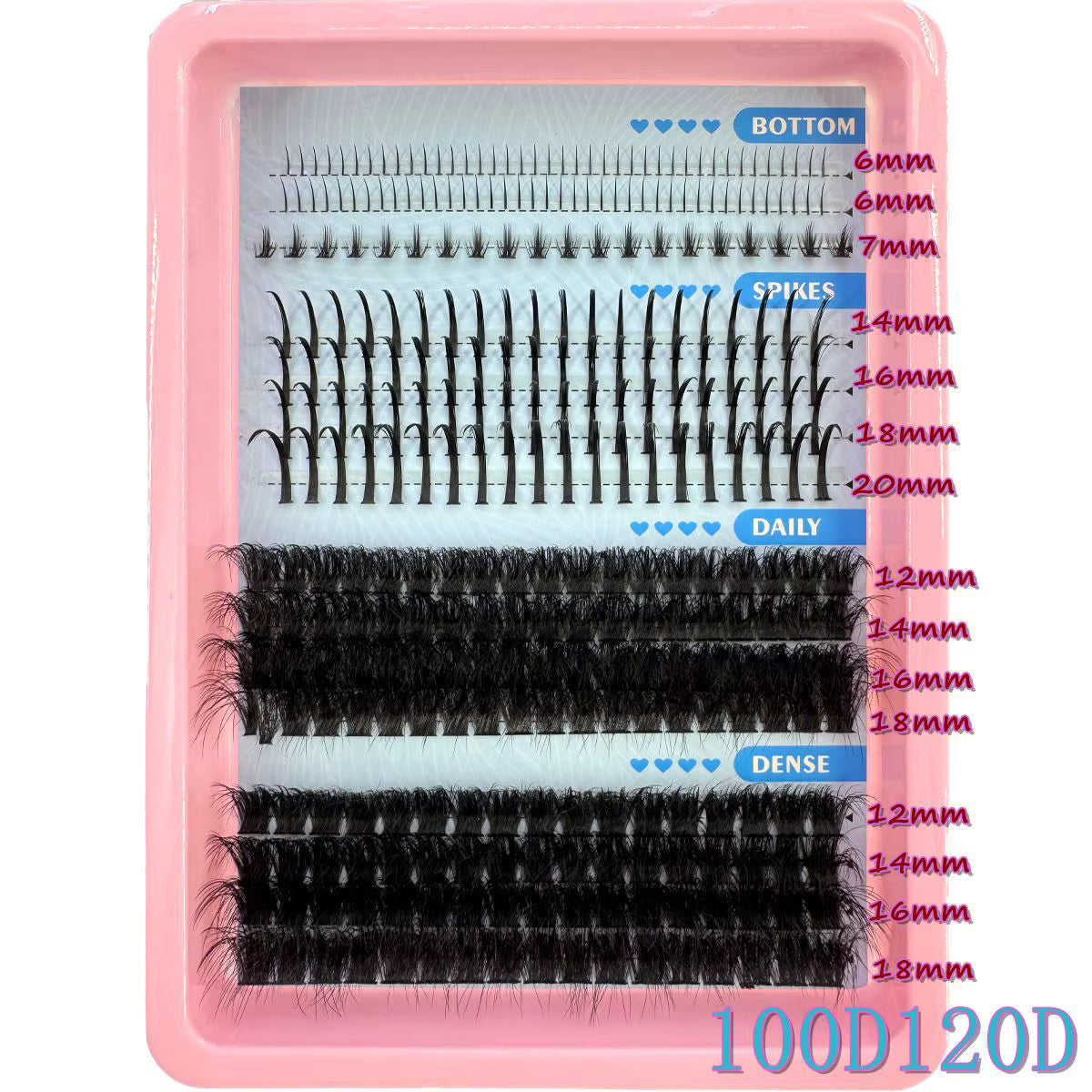 Manga Lash Clusters With Spikes And Bottoms *FREE SHIPPING